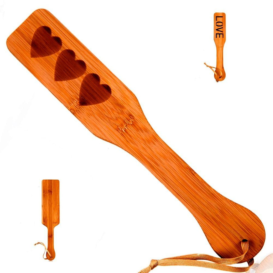 Natural Bamboo Sissy Spanking Paddle BDSM product view