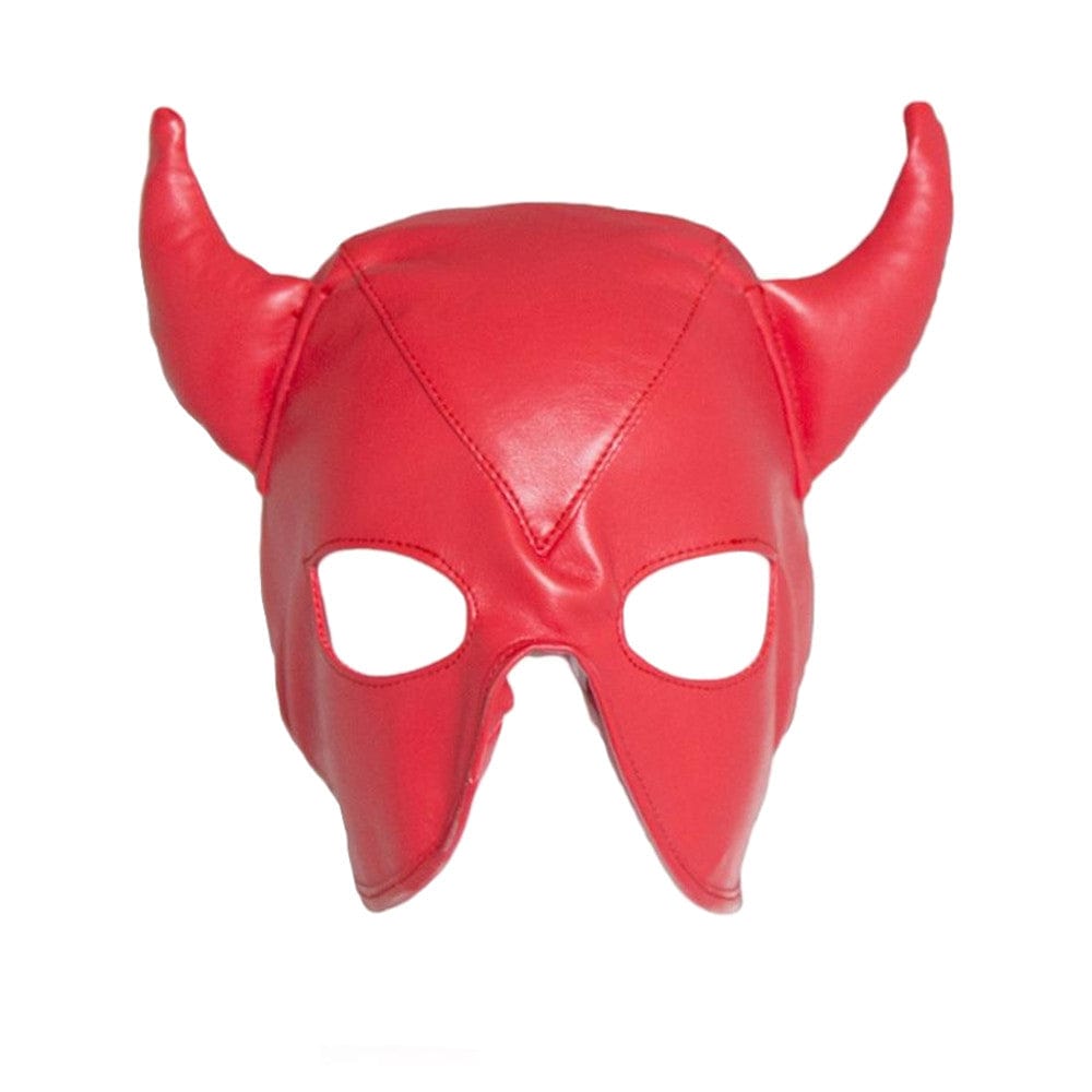 Devilish Lust Leather Fetish Hood BDSM