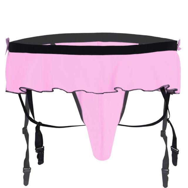 "Sissy Lilly" Thong w/ Garters product view