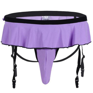 Tanga „Sissy Lilly“ mit Strumpfbändern