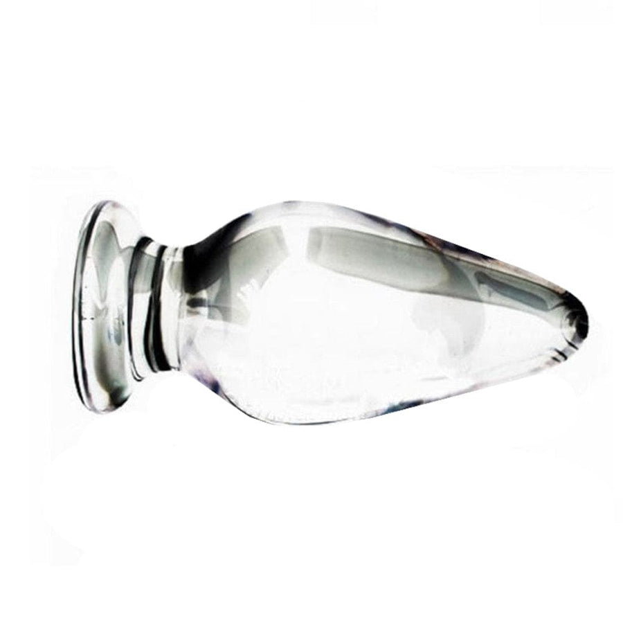 Crystal Glass Butt Plug 4.21 Inches Long, gallery view 4