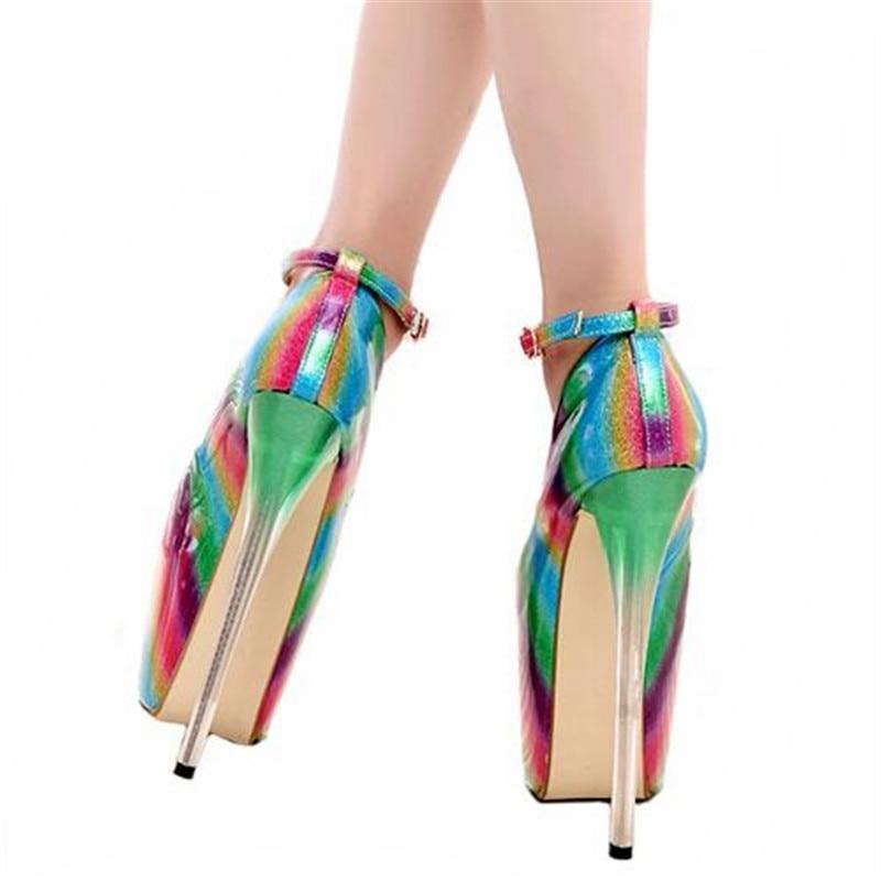 "Shemale Norma" Rainbow Pumps, gallery view 4