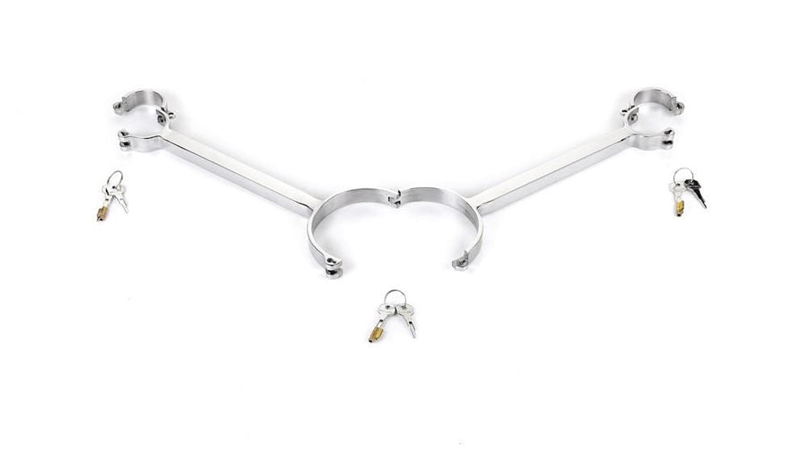 Stainless Bondage Yoke Bar BDSM, gallery view 3