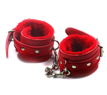 Load image into Gallery viewer, Faux Fur Handcuffs BDSM
