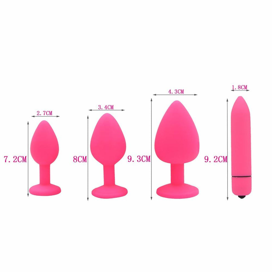 4 Pcs Butt Plug Set, gallery view 4