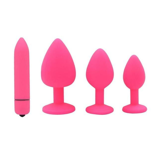 4 Pcs Butt Plug Set product view