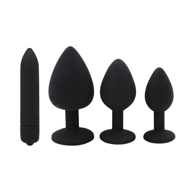 4 Pcs Butt Plug Set, gallery view 2