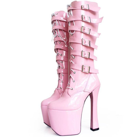 20CM Lace Up Platform Boots product view