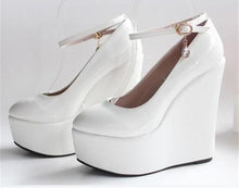 Load image into Gallery viewer, &quot;Sissy Lucy&quot; Wedge Pumps
