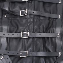 Load image into Gallery viewer, Max Security Sissy Straight Jacket with Crotch Strap BDSM
