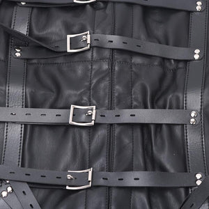 Max Security Sissy Straight Jacket with Crotch Strap BDSM