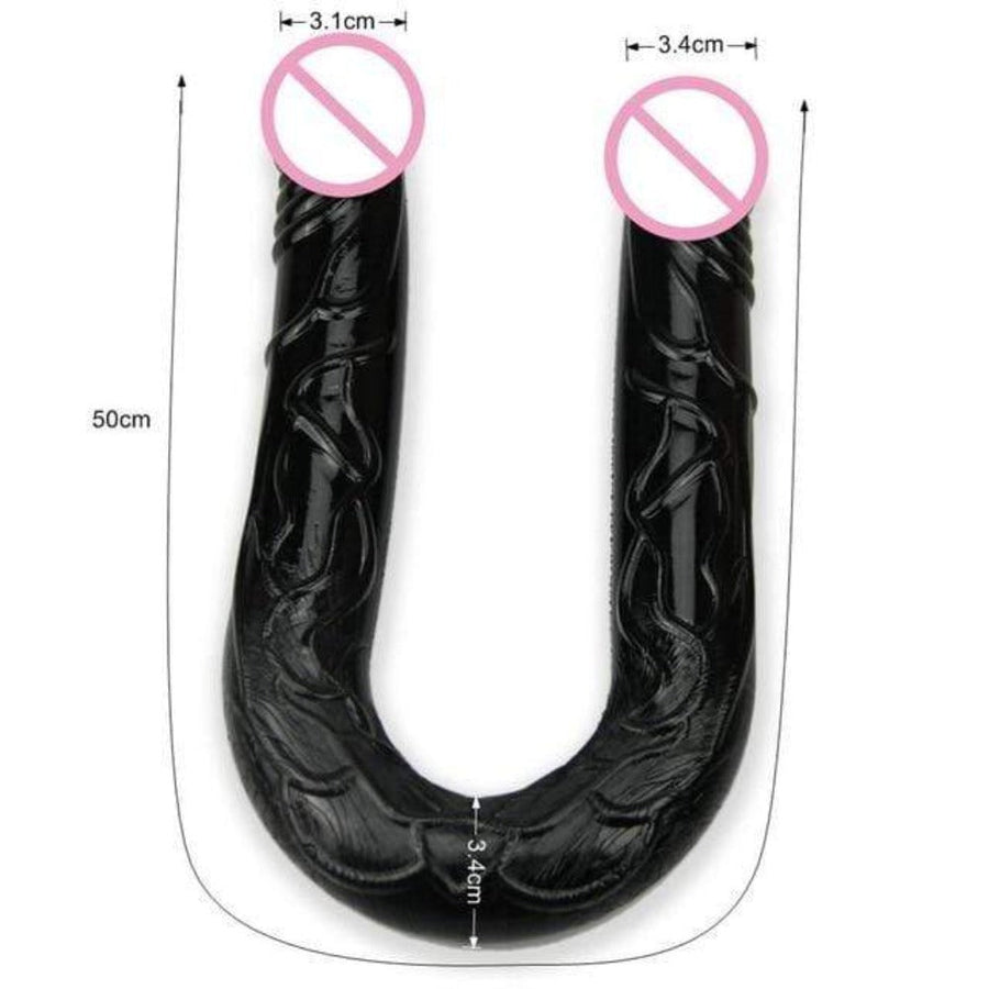 Get Your Fill 19 Inch Double Headed Dildo BDSM, gallery view 9