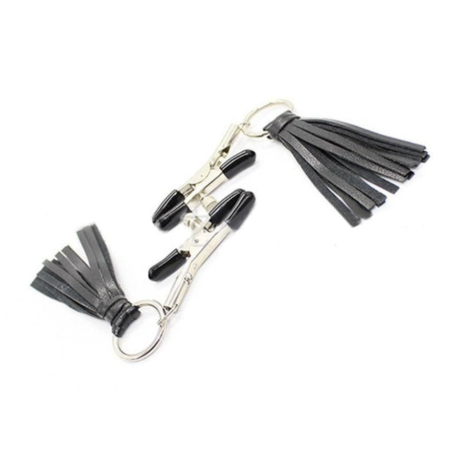 Nipple Clamps With Black Tassel BDSM, gallery view 4