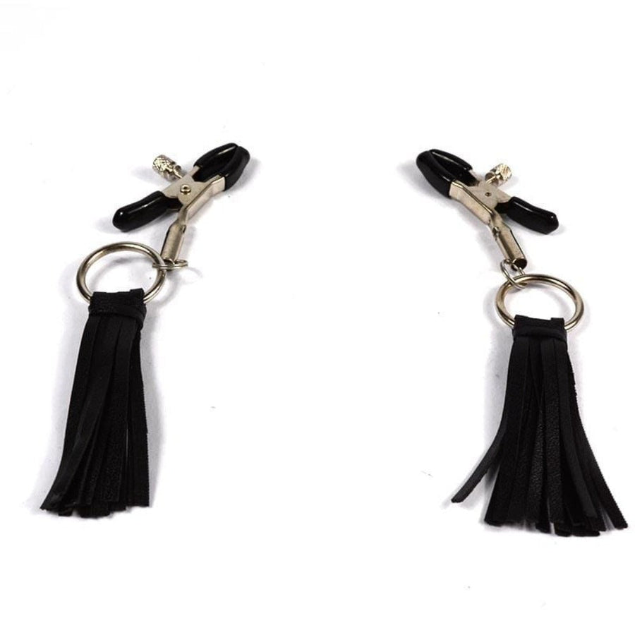 Nipple Clamps With Black Tassel BDSM, gallery view 2