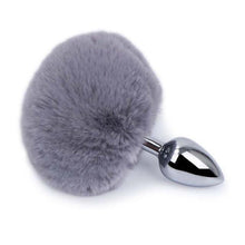 Load image into Gallery viewer, Bunny Tail Butt Plug 4.5 Inches Long
