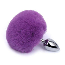 Lade das Bild in den Galerie-Viewer, Bunny Tail Butt Plug 4,5 Zoll lang
