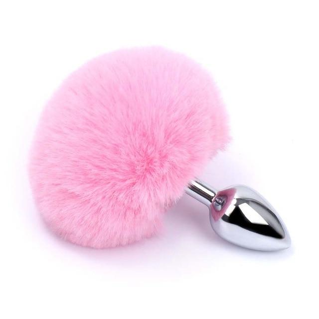 Bunny Tail Butt Plug 4.5 Inches Long, gallery view 11