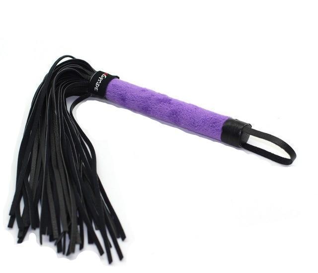 Velvet Handle Flogger For Sissy product view
