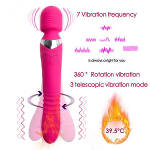 Rotation Heated Dildo Vibrator