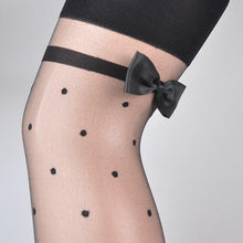 Load image into Gallery viewer, Polka Dot Thigh High Stockings
