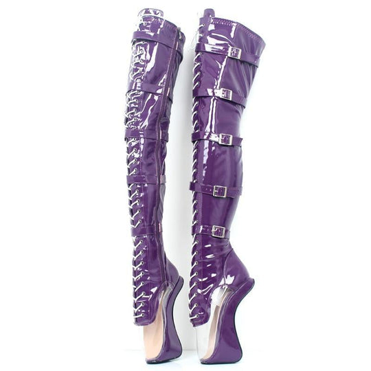 7 Inches Hoof Heelless Ballet Boots product view