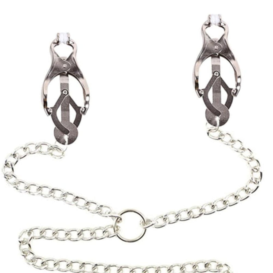 BDSM Butterfly Torture Nipple Clit Chain, gallery view 4