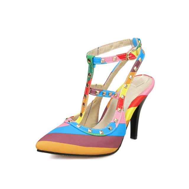 "Sissy Aurora" Striped Pumps product view