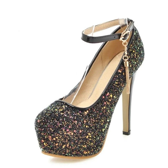 "Sissy Noelle" Sequin Pumps product view