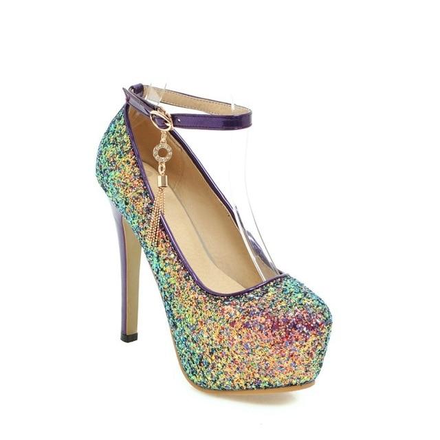 "Sissy Noelle" Sequin Pumps, gallery view 4
