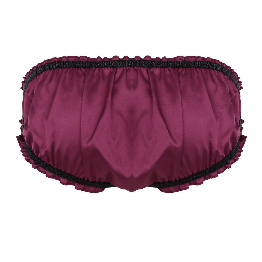 "Sissy Susan" Satin Panties w/ Garters, gallery view 6