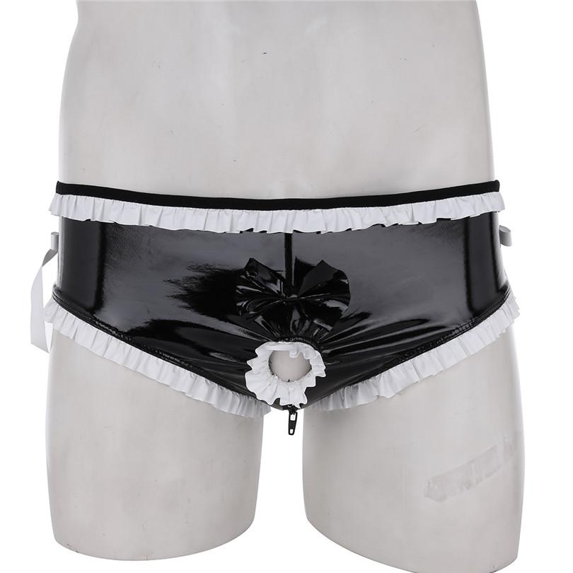 "Sissy Shena" Faux Leather Panties, gallery view 7