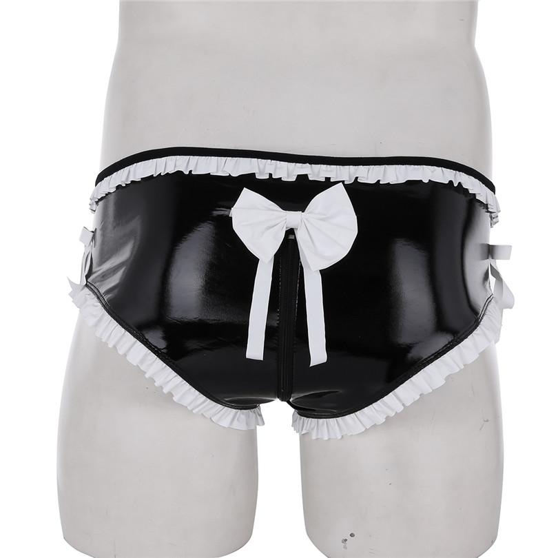 "Sissy Shena" Faux Leather Panties, gallery view 2