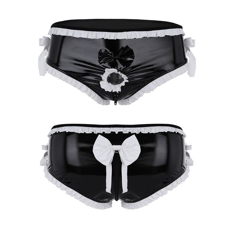 "Sissy Shena" Faux Leather Panties product view