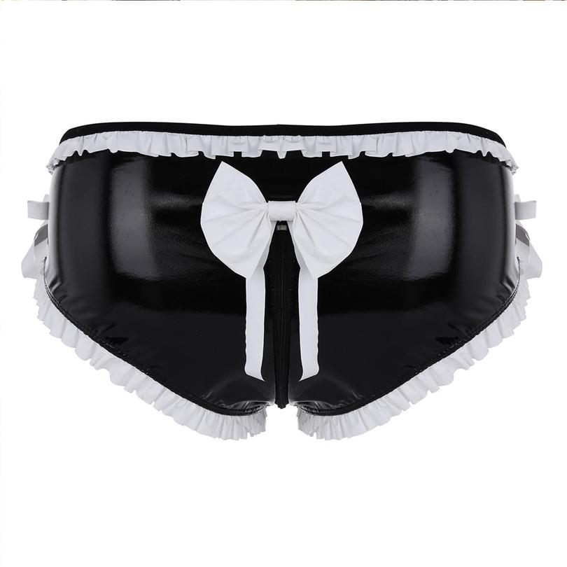 "Sissy Shena" Faux Leather Panties, gallery view 6