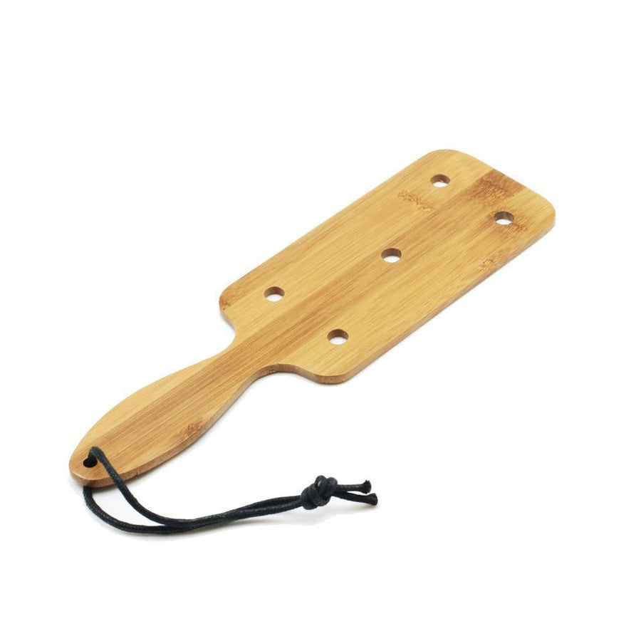 Bamboo Paddle with Holes BDSM product view
