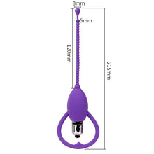 Load image into Gallery viewer, Stimulating Beaded Vibrating Penis Plug
