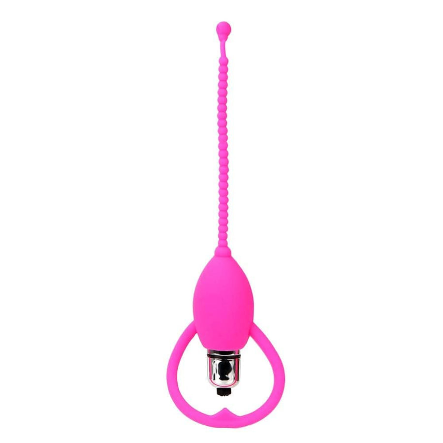 Stimulating Beaded Vibrating Penis Plug, gallery view 4