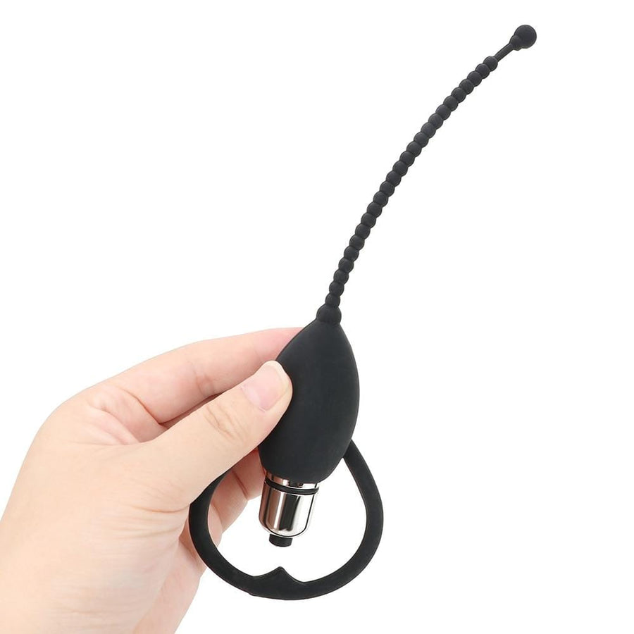 Stimulating Beaded Vibrating Penis Plug, gallery view 6