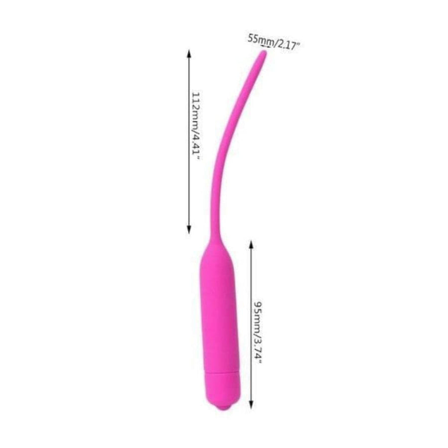 Silicone Vibrating Smooth Penis Plug, gallery view 4