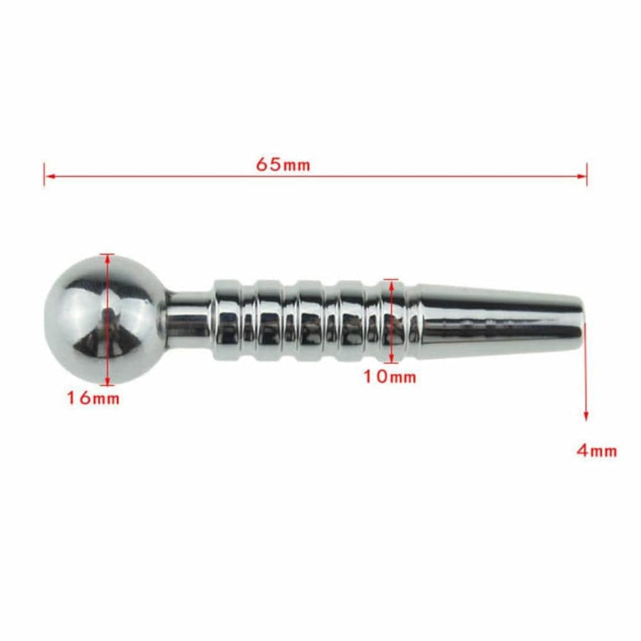 Ribbed Hollow Penis Plug, gallery view 9