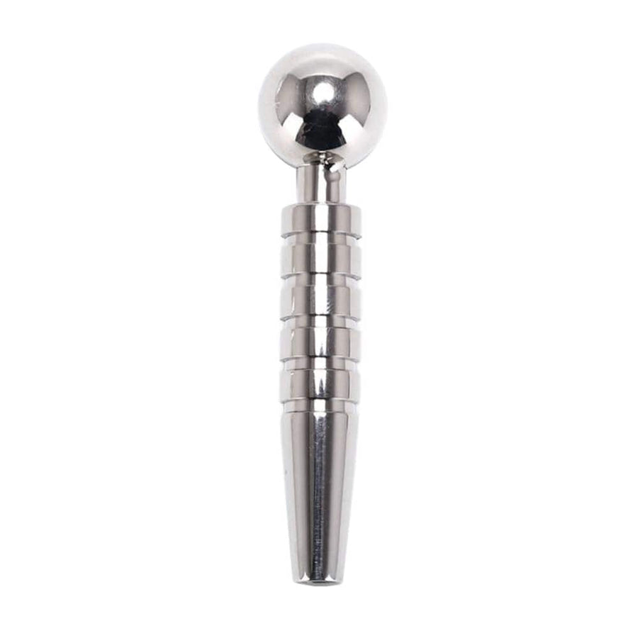 Ribbed Hollow Penis Plug product view