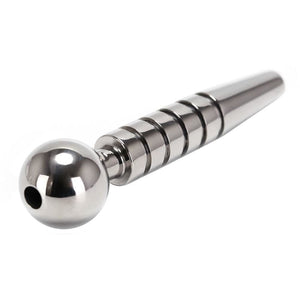 Ribbed Hollow Penis Plug