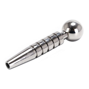 Ribbed Hollow Penis Plug