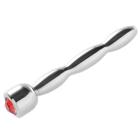 Thick Jewelled Penis Plug BDSM product view