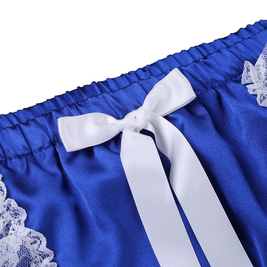 "Sissy Sunny" Ruffled Satin Panties, gallery view 7