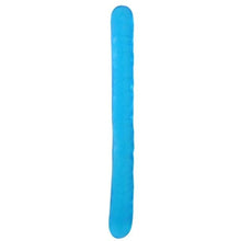 Load image into Gallery viewer, Ribbed Double Ended 13 Inch Blue Dildo BDSM
