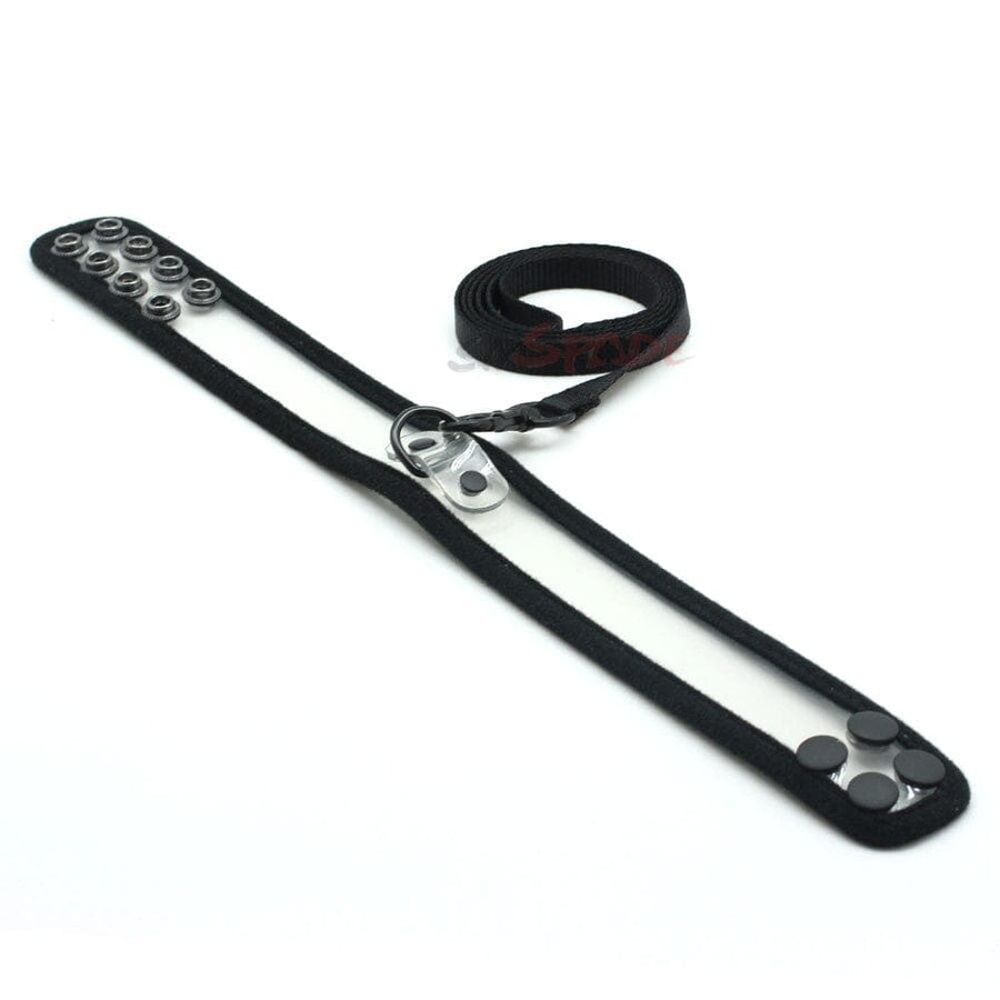 Two Tone PVC Dog Collars for Women, gallery view 3