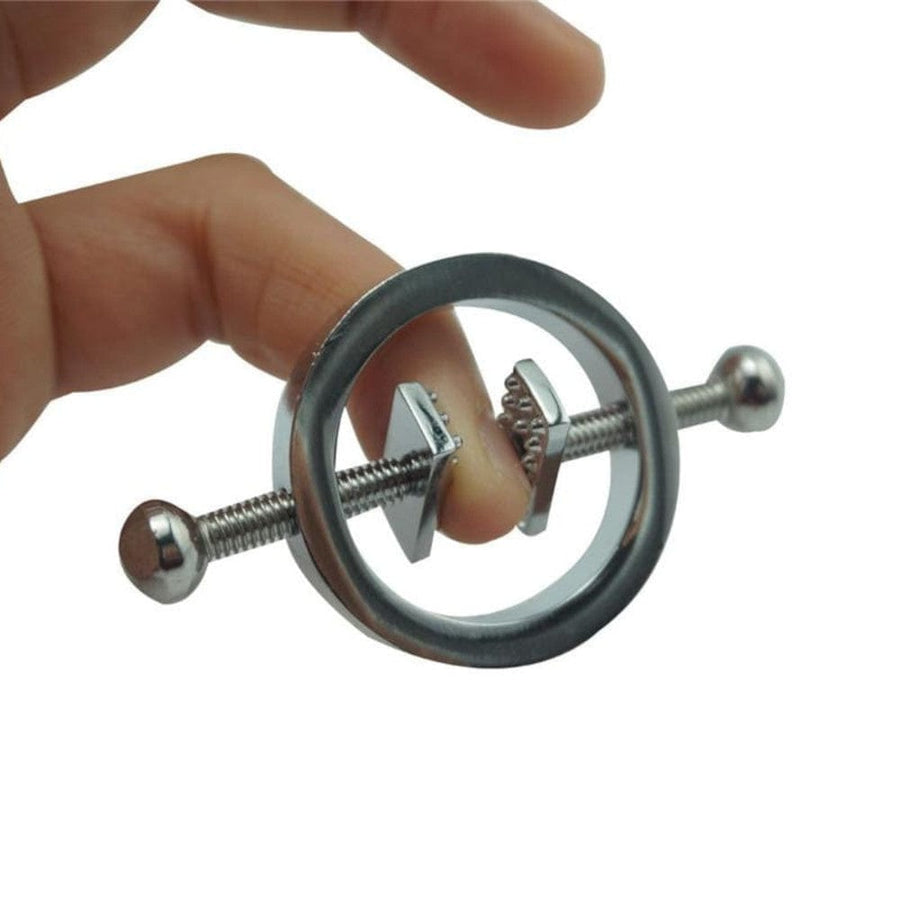 BDSM Toothed Nipple Clamps, gallery view 6