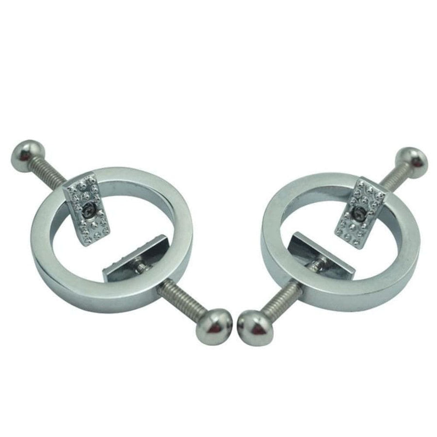 BDSM Toothed Nipple Clamps, gallery view 2