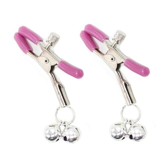 BDSM Jingle Bells Nipple Clamps product view